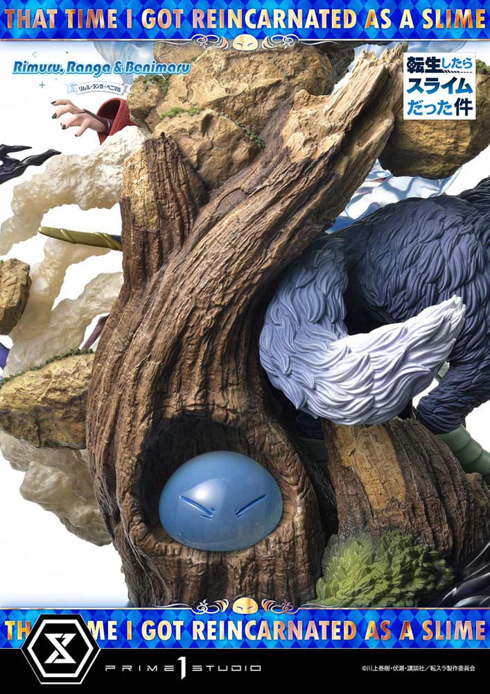 That Time I Got Reincarnated as a Slime Concept Masterline Series statuette 1/6 Rimuru, Ranga and Benimaru Deluxe Version 59 cm