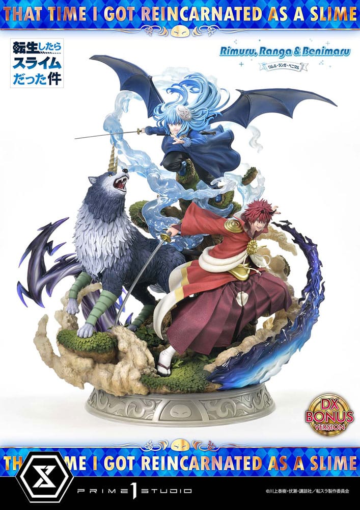 That Time I Got Reincarnated as a Slime Concept Masterline Series statuette 1/6 Rimuru, Ranga and Benimaru Deluxe Bonus Version 59 cm