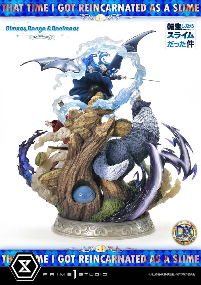 That Time I Got Reincarnated as a Slime Concept Masterline Series statuette 1/6 Rimuru, Ranga and Benimaru Deluxe Bonus Version 59 cm
