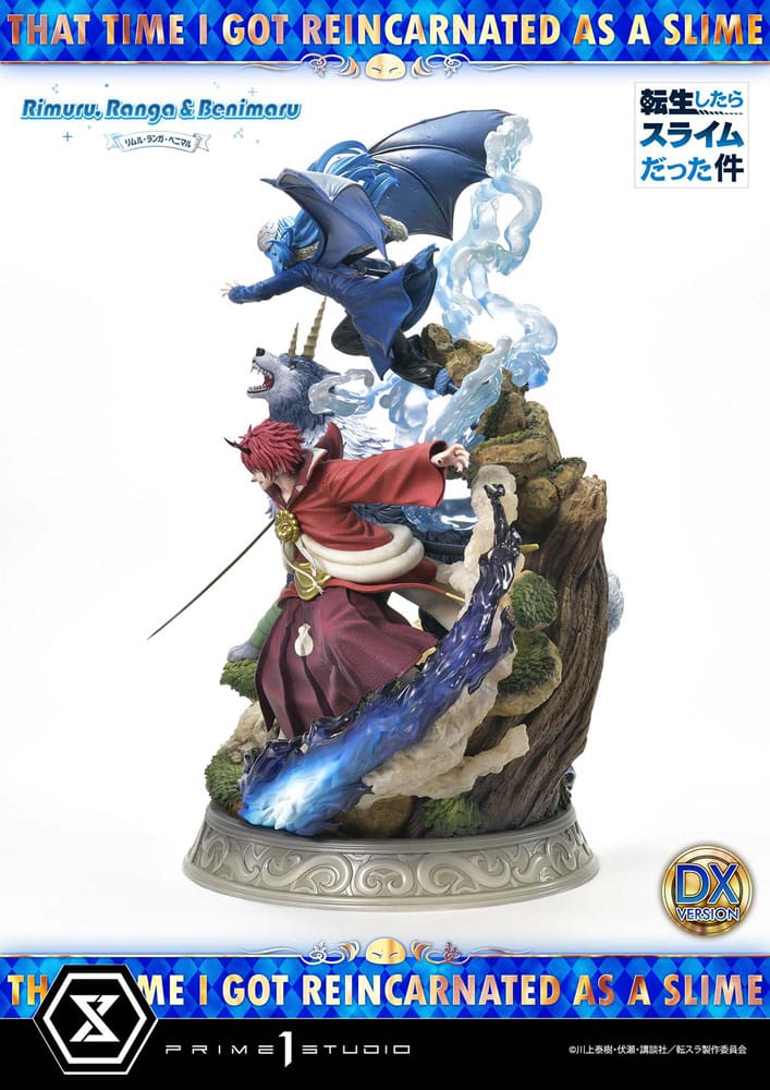 That Time I Got Reincarnated as a Slime Concept Masterline Series statuette 1/6 Rimuru, Ranga and Benimaru Deluxe Bonus Version 59 cm