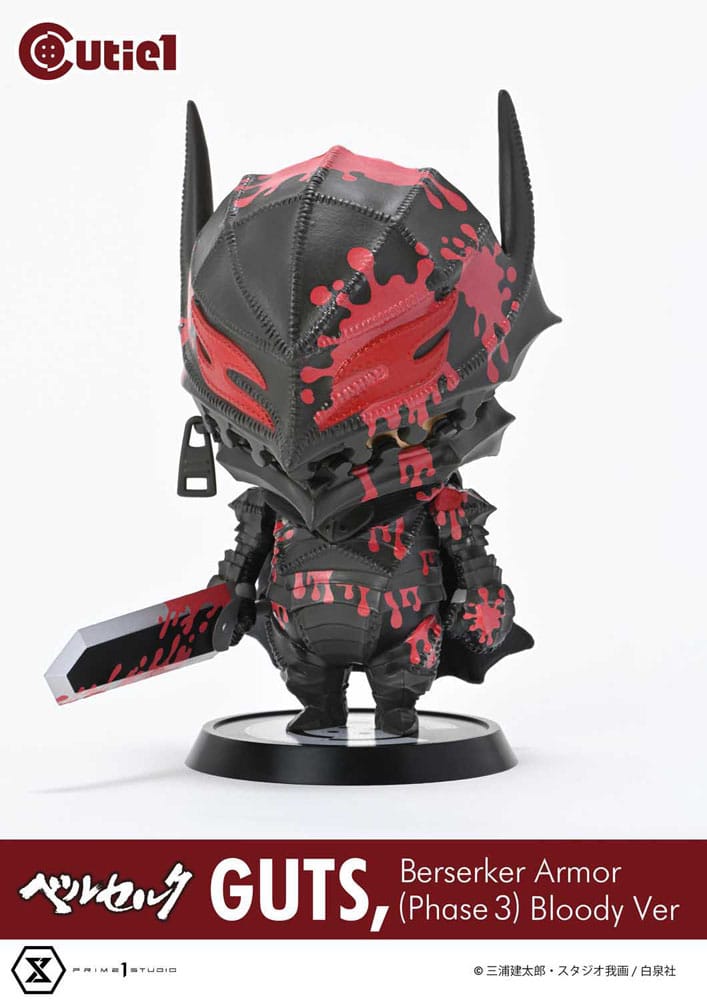 Berserk figurine Cutie1 PVC Guts Berserker Armor (Phase 3) Bloody Ver. 12 cm