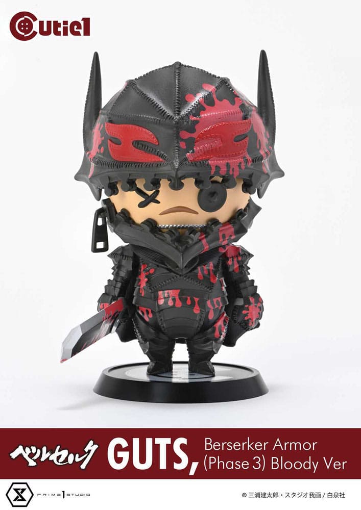 Berserk figurine Cutie1 PVC Guts Berserker Armor (Phase 3) Bloody Ver. 12 cm