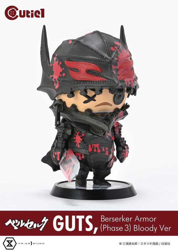 Berserk figurine Cutie1 PVC Guts Berserker Armor (Phase 3) Bloody Ver. 12 cm