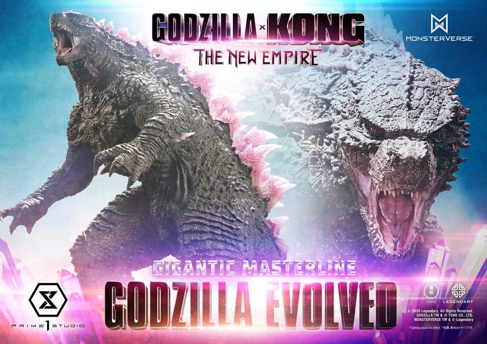 Godzilla x Kong: The New Empire (Film) statuette Gigantic Masterline Series Godzilla Evolved 93 cm