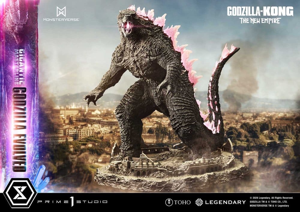 Godzilla x Kong: The New Empire (Film) statuette Gigantic Masterline Series Godzilla Evolved 93 cm