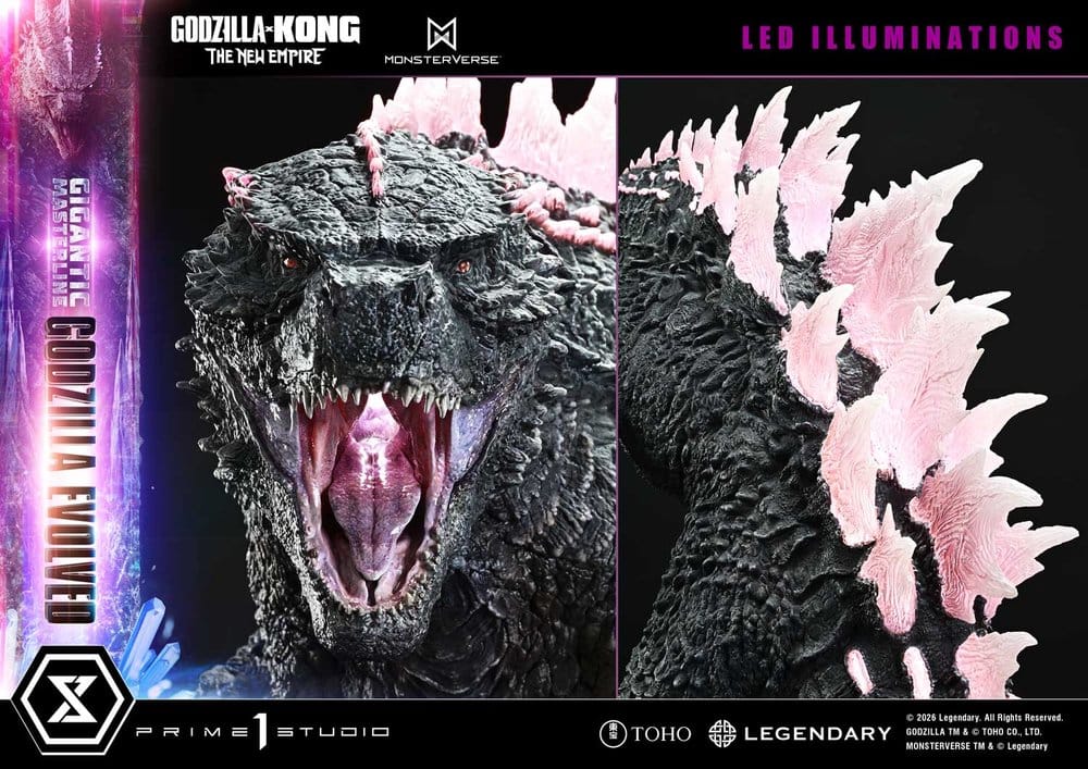 Godzilla x Kong: The New Empire (Film) statuette Gigantic Masterline Series Godzilla Evolved 93 cm