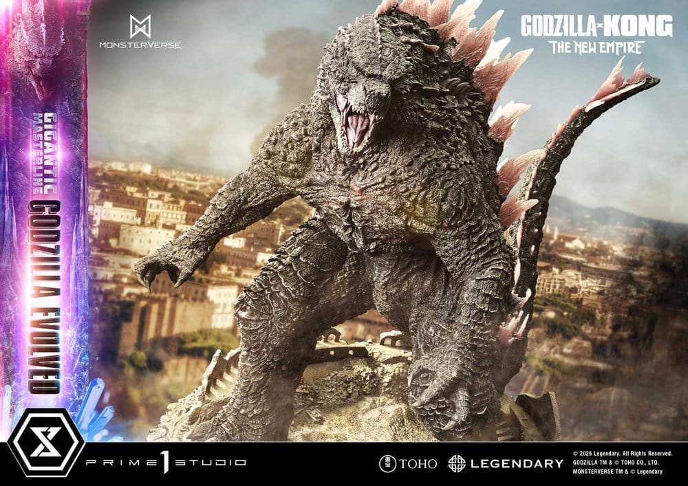 Godzilla x Kong: The New Empire (Film) statuette Gigantic Masterline Series Godzilla Evolved Bonus Ver. 93 cm