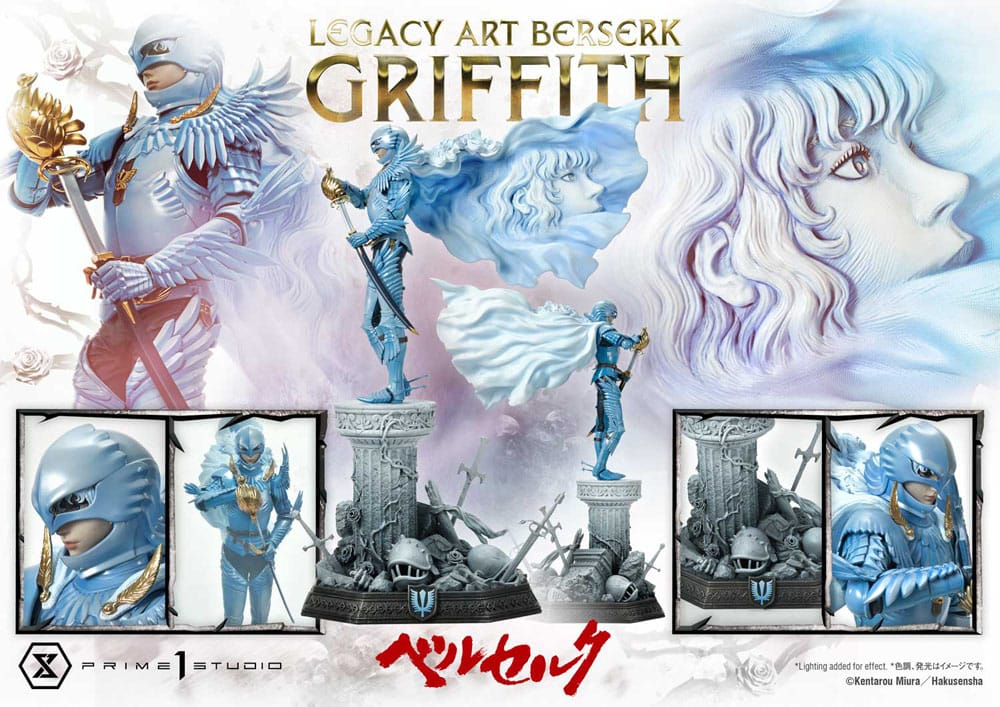 Berserk Legacy Art Kentaro Miura Statue statuette 1/6 Griffith Bonus Version 56 cm