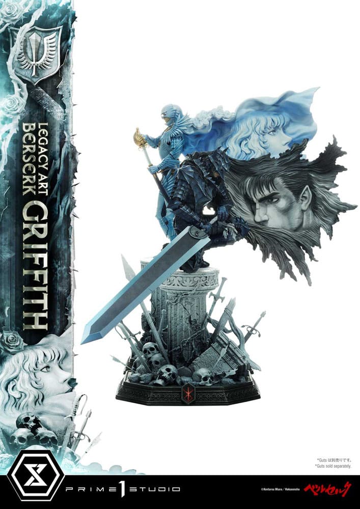 Berserk Legacy Art Kentaro Miura Statue statuette 1/6 Griffith Bonus Version 56 cm