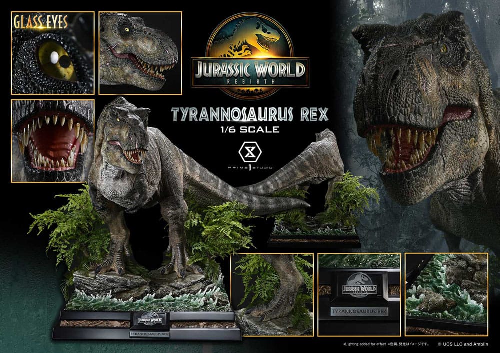 Jurassic World : Renaissance statuette Legacy Museum Collection 1/6 Tyrannosaurus Rex Bonus Version 94 cm