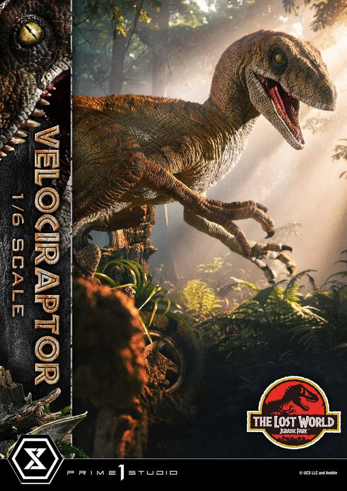 Jurassic Park II statuette Legacy Museum Collection 1/6 Velociraptor 41 cm
