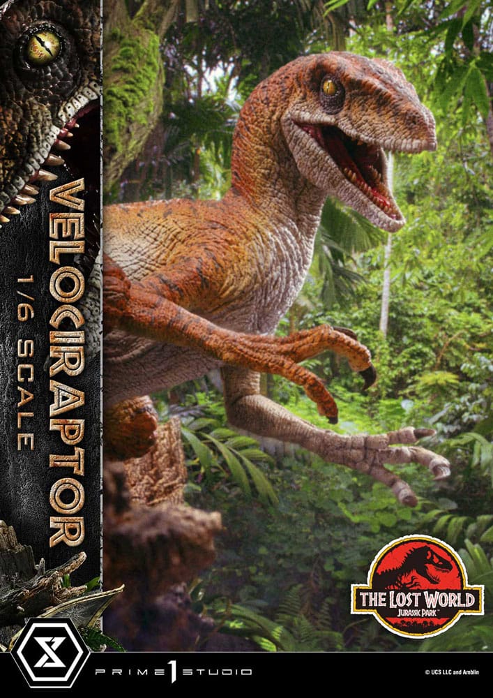 Jurassic Park II statuette Legacy Museum Collection 1/6 Velociraptor 41 cm