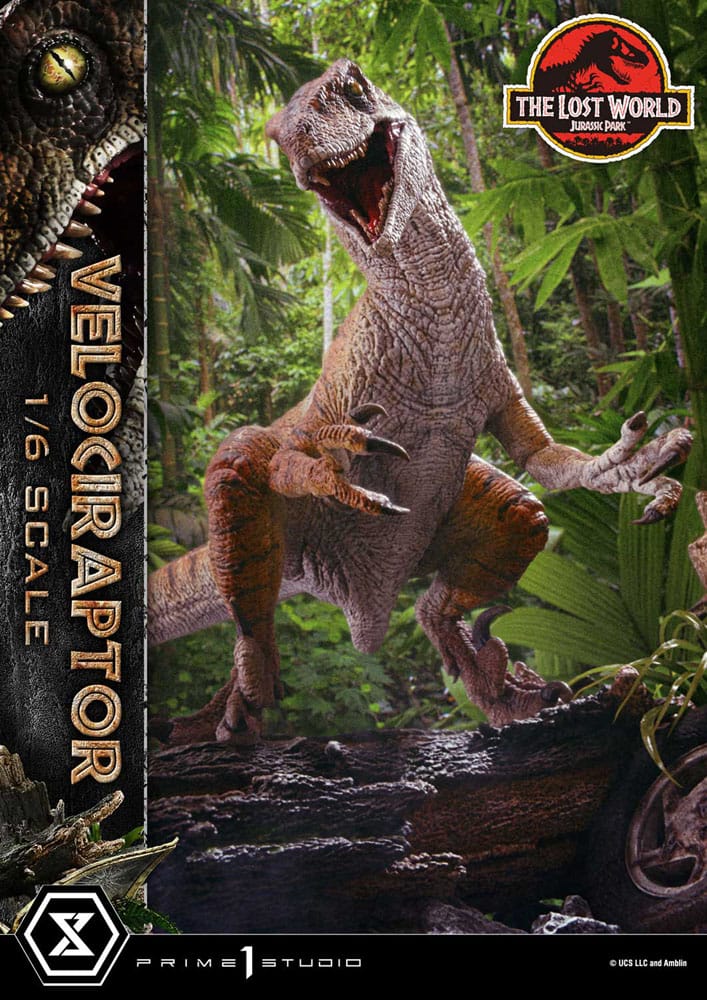 Jurassic Park II statuette Legacy Museum Collection 1/6 Velociraptor 41 cm