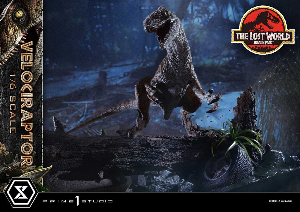 Jurassic Park II statuette Legacy Museum Collection 1/6 Velociraptor 41 cm
