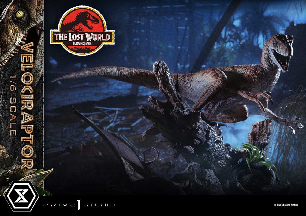 Jurassic Park II statuette Legacy Museum Collection 1/6 Velociraptor 41 cm