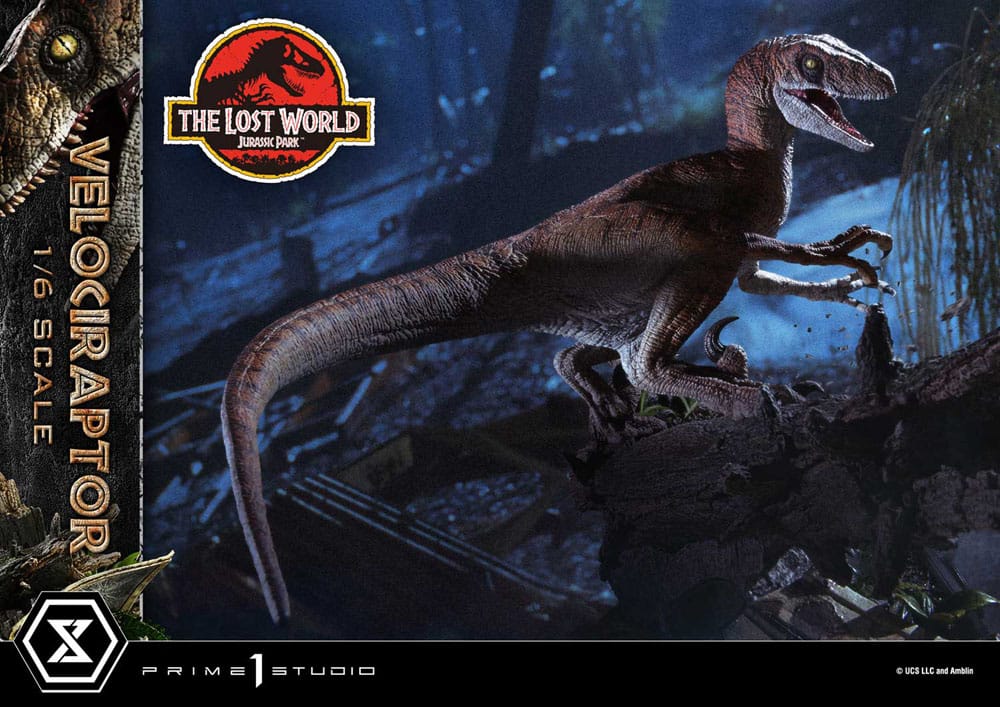 Jurassic Park II statuette Legacy Museum Collection 1/6 Velociraptor 41 cm