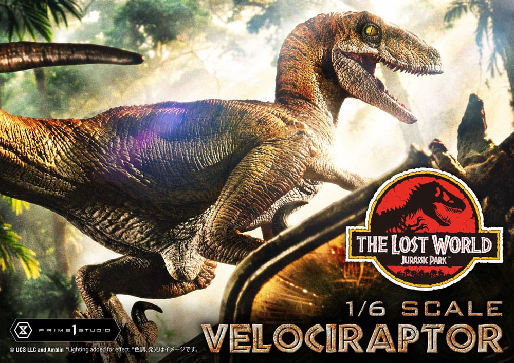 Jurassic Park II statuette Legacy Museum Collection 1/6 Velociraptor Bonus Version 41 cm