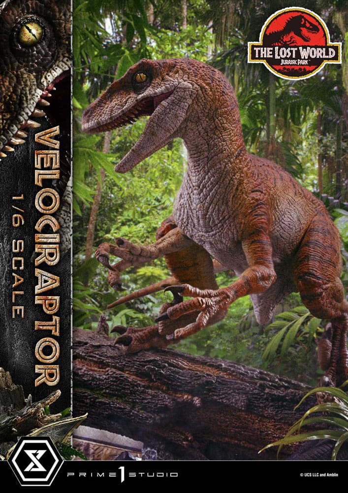 Jurassic Park II statuette Legacy Museum Collection 1/6 Velociraptor Bonus Version 41 cm