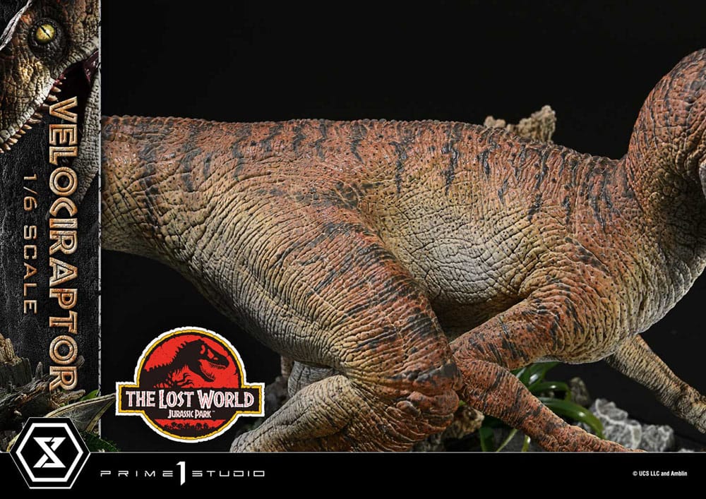 Jurassic Park II statuette Legacy Museum Collection 1/6 Velociraptor Bonus Version 41 cm