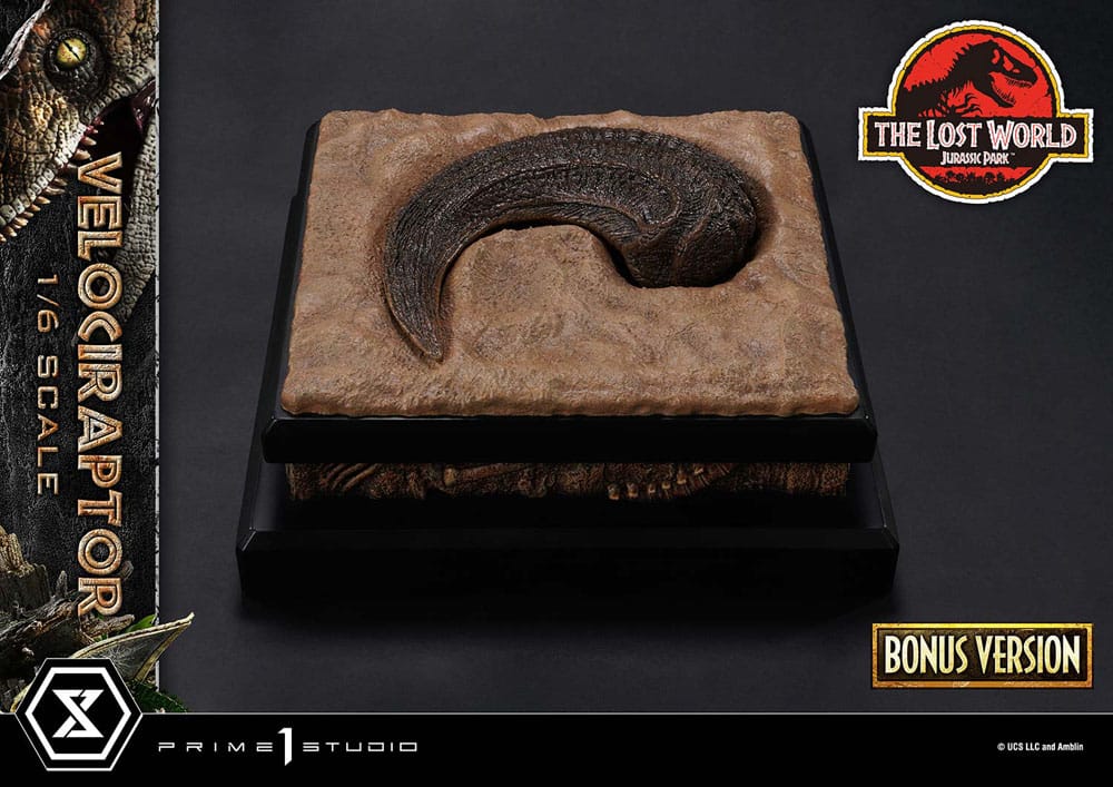 Jurassic Park II statuette Legacy Museum Collection 1/6 Velociraptor Bonus Version 41 cm