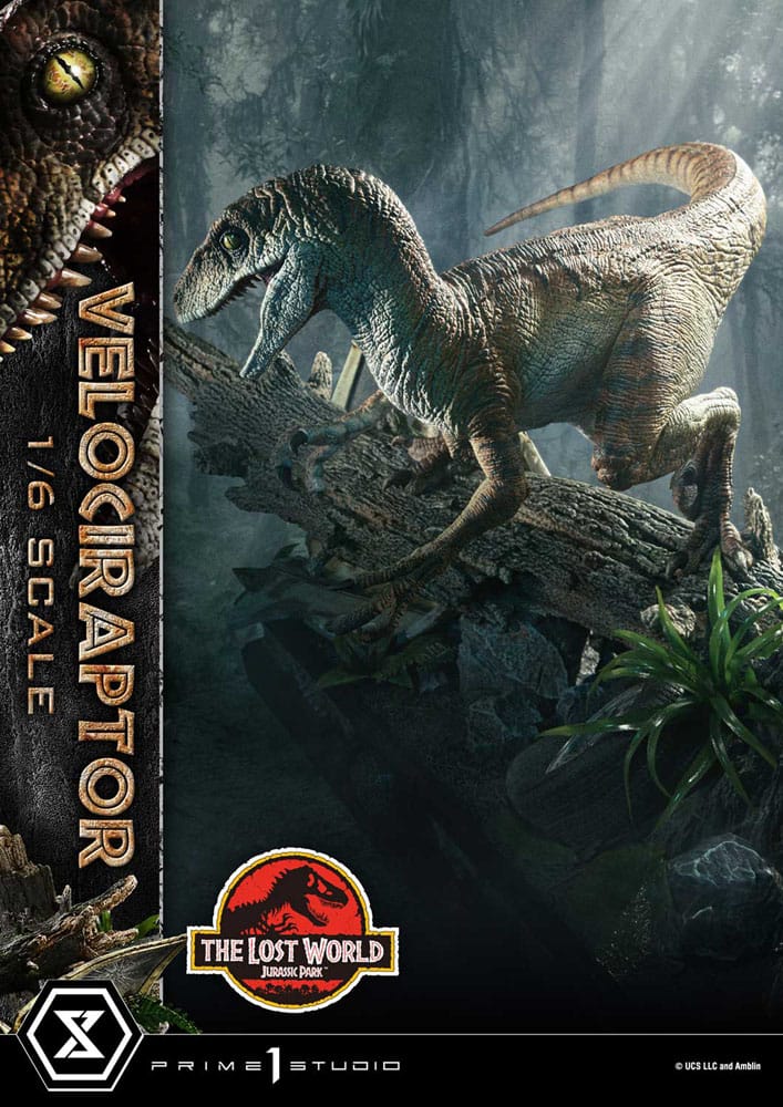 Jurassic Park II statuette Legacy Museum Collection 1/6 Velociraptor Bonus Version 41 cm