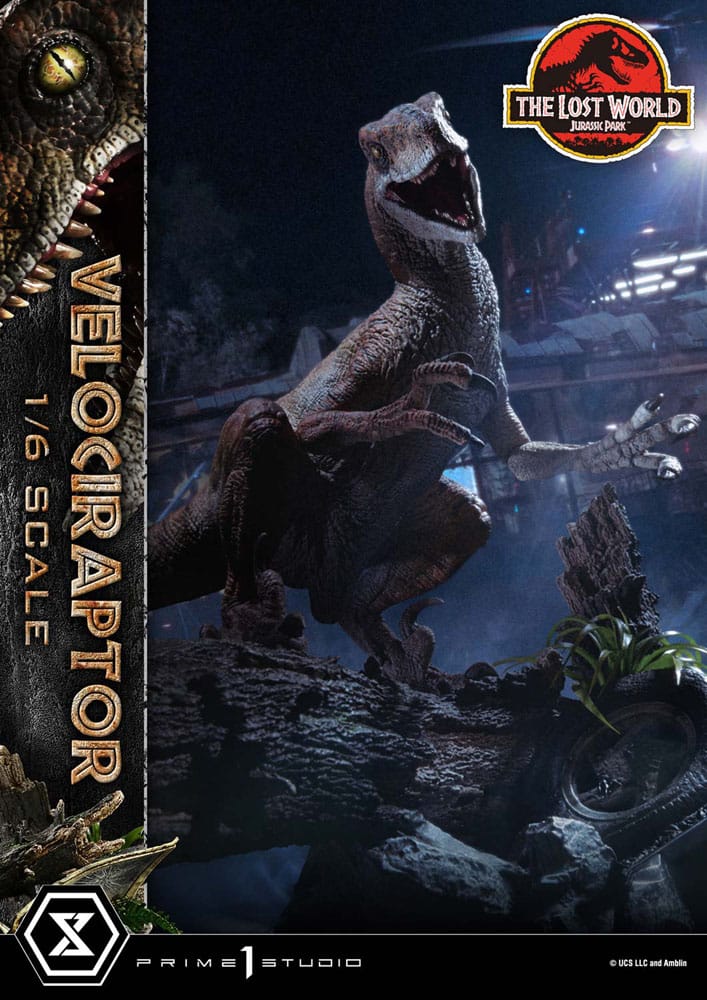 Jurassic Park II statuette Legacy Museum Collection 1/6 Velociraptor Bonus Version 41 cm