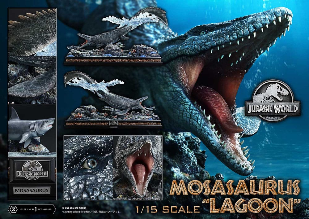 Jurassic World statuette Legacy Museum Collection 1/15 Mosasaurus "Lagoon" 57 cm