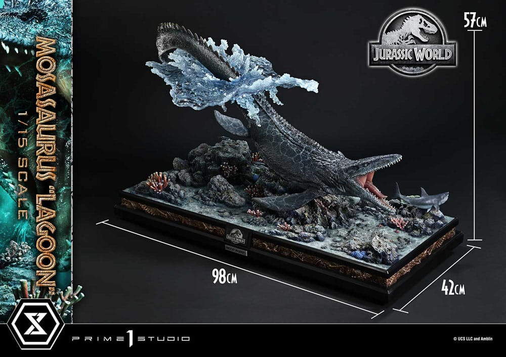 Jurassic World statuette Legacy Museum Collection 1/15 Mosasaurus "Lagoon" 57 cm