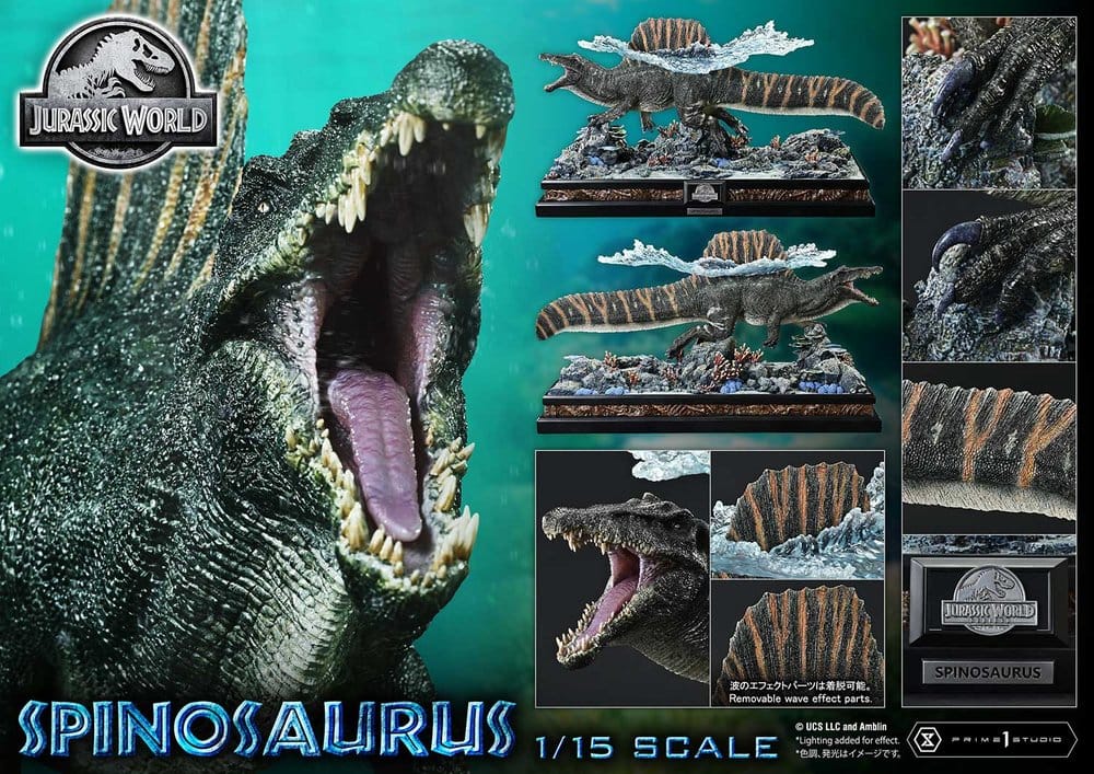 Jurassic World : Renaissance (Film) Legacy Museum Collection Statue 1/15 Spinosaurus 39 cm