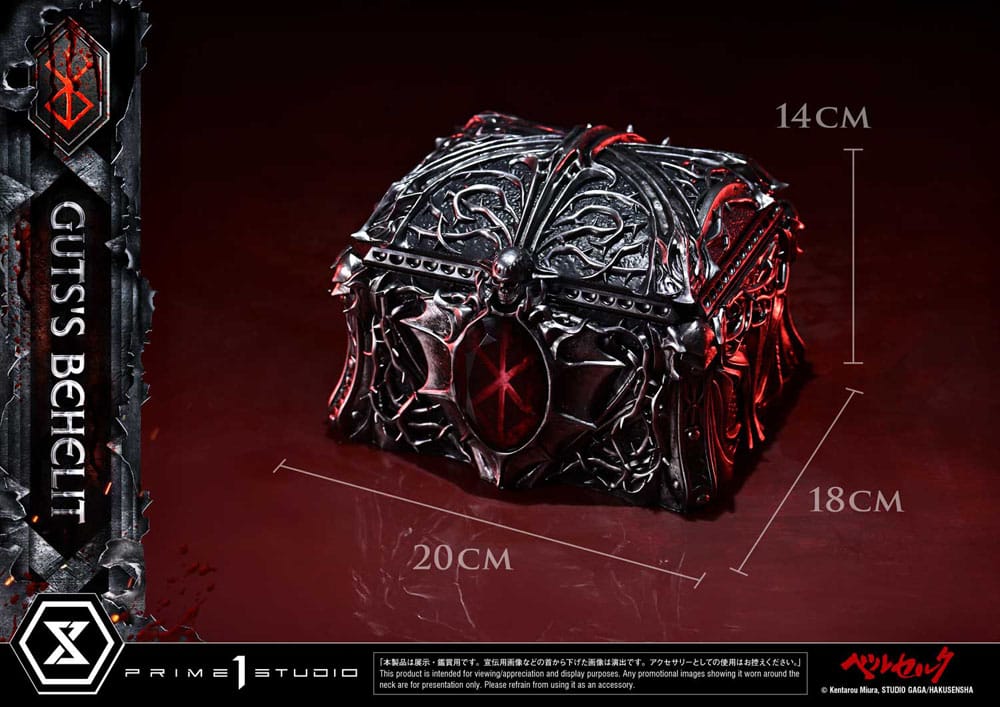 Berserk statuette 1/1 Life Scale Gut's Behelit 5 cm
