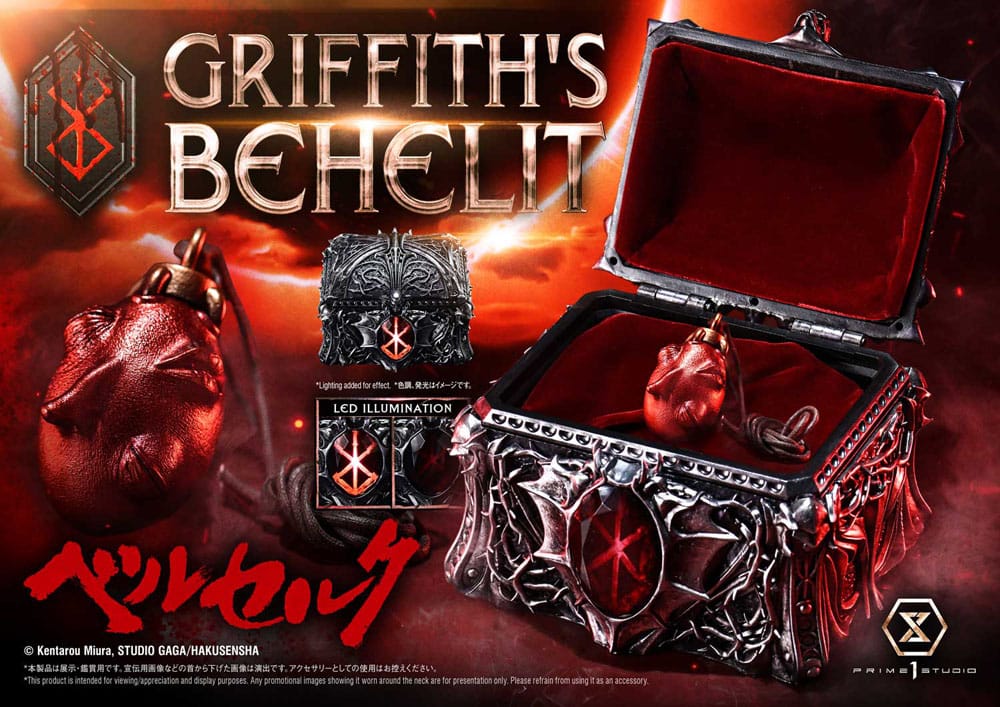Berserk statuette 1/1 Life Scale Griffith's Behelit 6 cm
