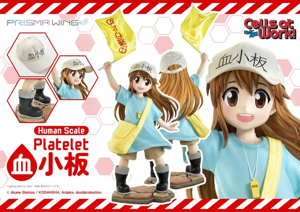 Cells at Work! Life Scale Masterline Series statuette Platelet 100 cm