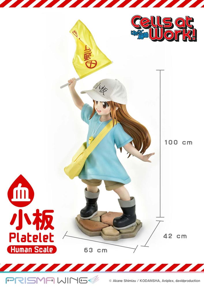 Cells at Work! Life Scale Masterline Series statuette Platelet 100 cm