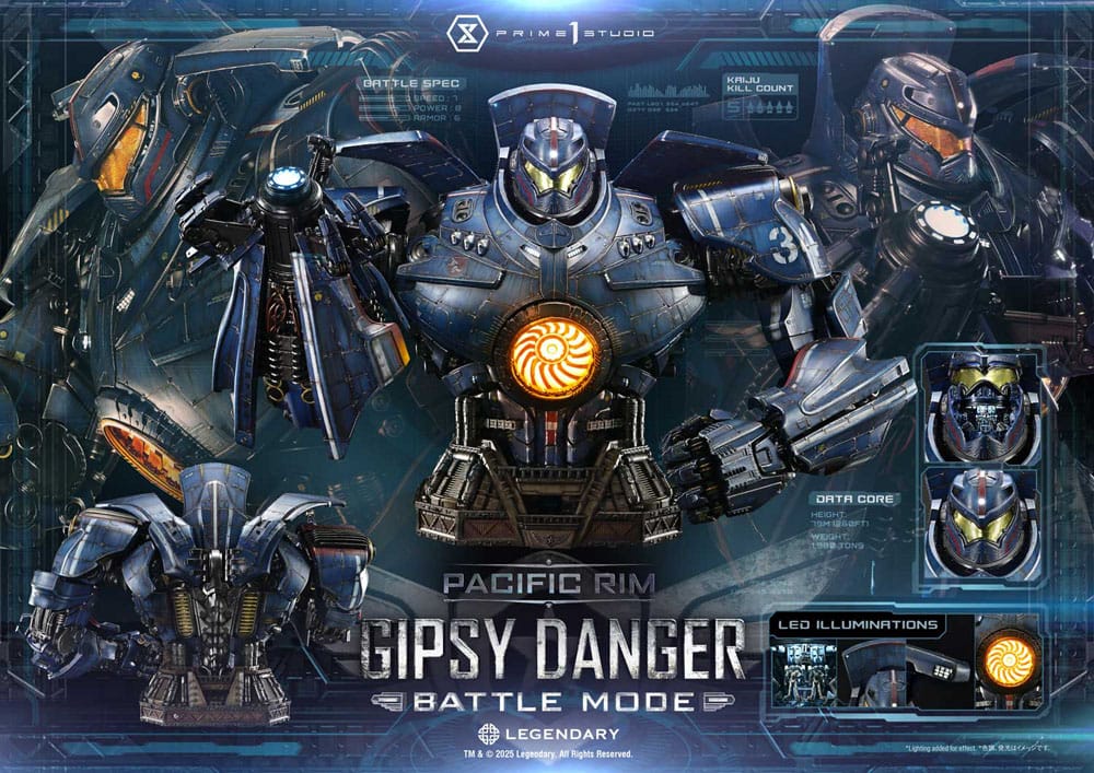 Pacific Rim buste 1/1 Gipsy Danger Battle Mode 75 cm