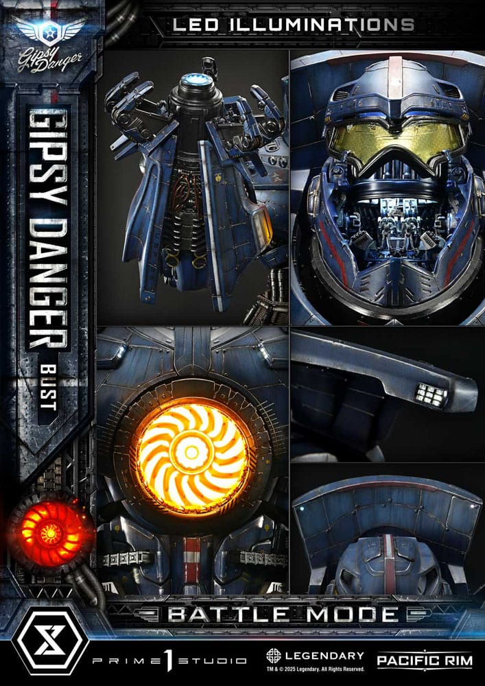 Pacific Rim buste 1/1 Gipsy Danger Battle Mode 75 cm