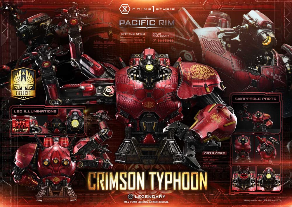 Pacific Rim buste 1/1 Crimson Typhoon Deluxe Version 103 cm