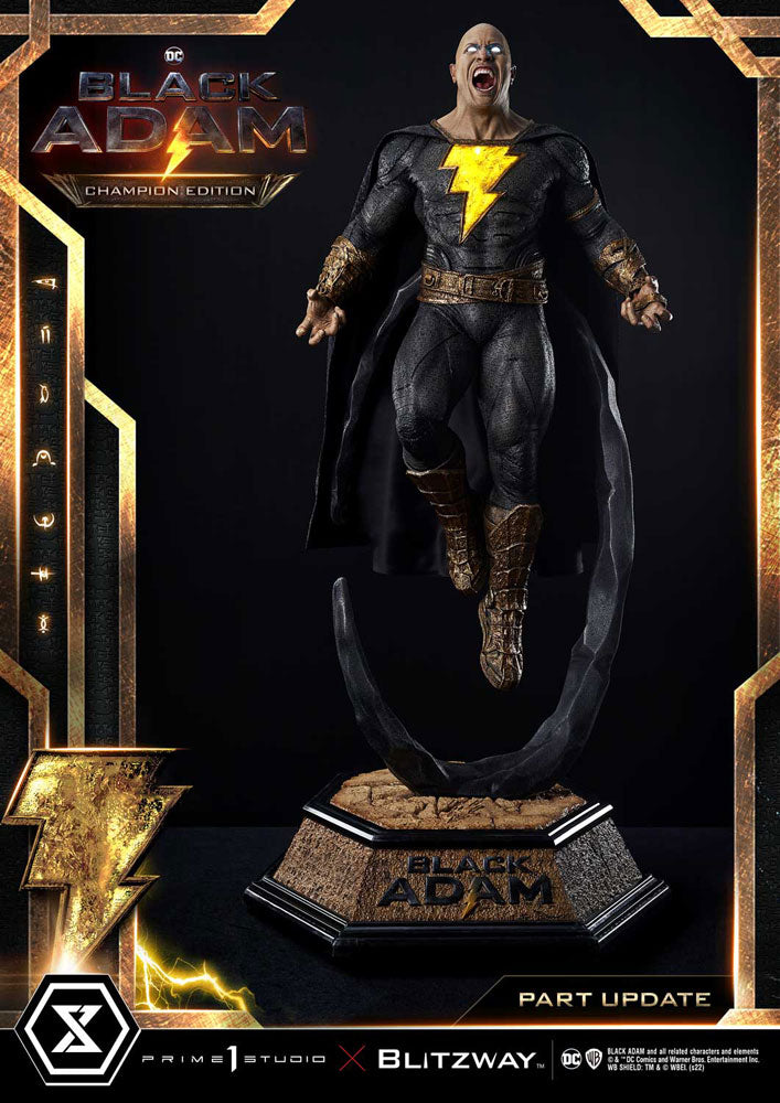 Black Adam statuette Museum Masterline 1/3 Black Adam Champion Edition 96 cm