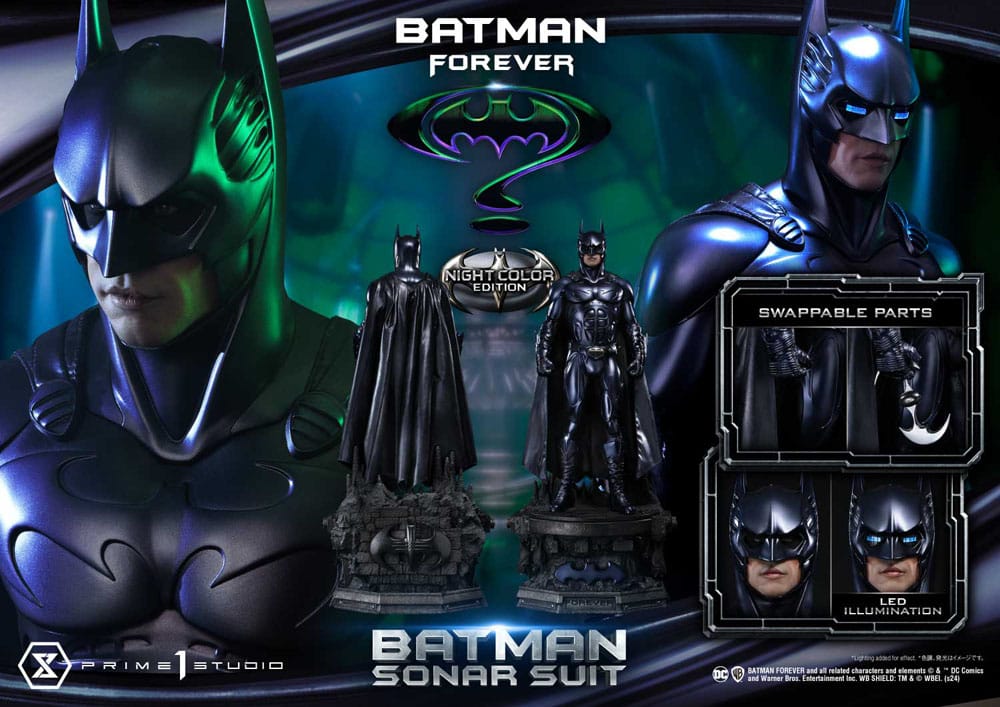 Batman Forever statuette Museum Masterline Series 1/3 Batman Sonar Suit Night Color Edition 95 cm