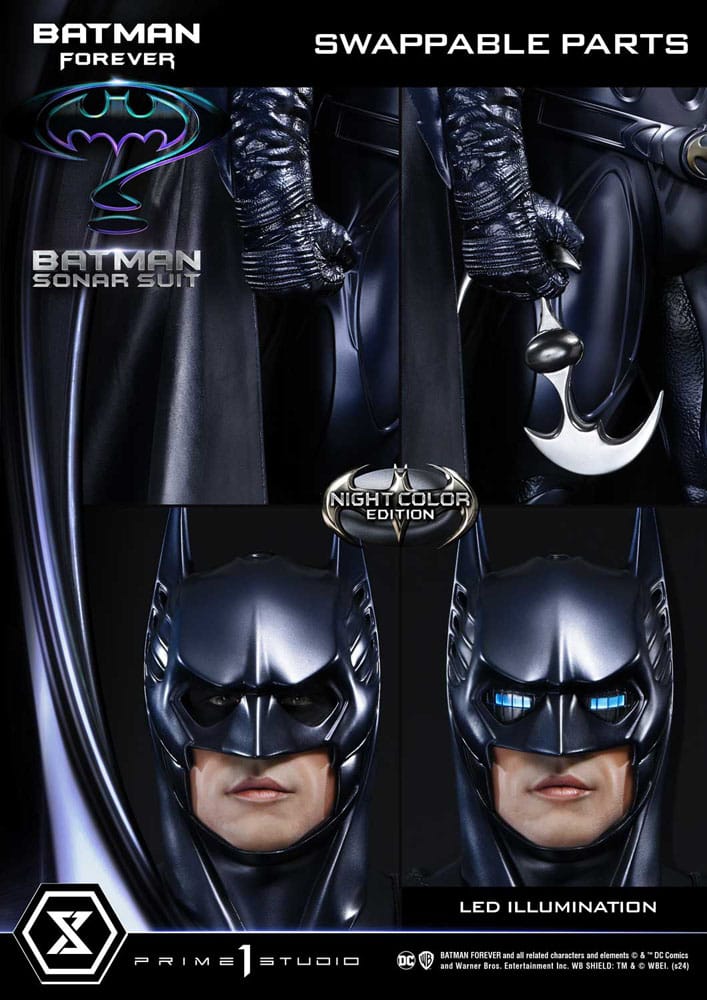 Batman Forever statuette Museum Masterline Series 1/3 Batman Sonar Suit Night Color Edition 95 cm