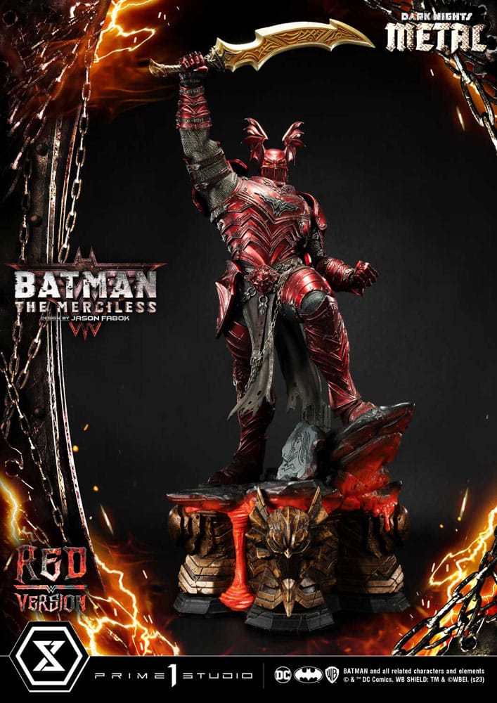 Dark Nights: Death Metal statuette 1/3 The Mericless Red Version 111 cm