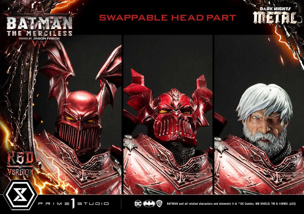 Dark Nights: Death Metal statuette 1/3 The Mericless Red Version 111 cm