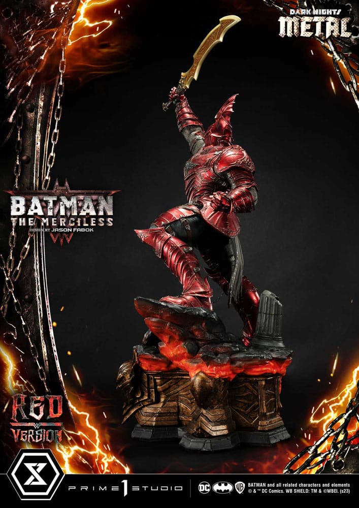 Dark Nights: Death Metal statuette 1/3 The Mericless Red Version 111 cm