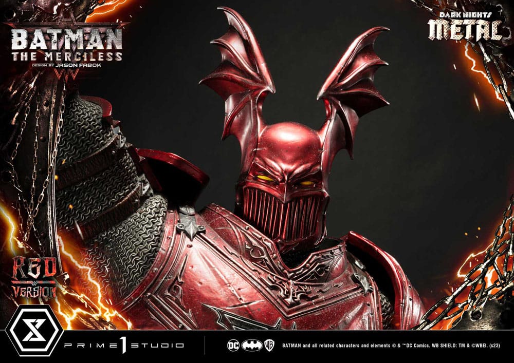Dark Nights: Death Metal statuette 1/3 The Mericless Red Version 111 cm