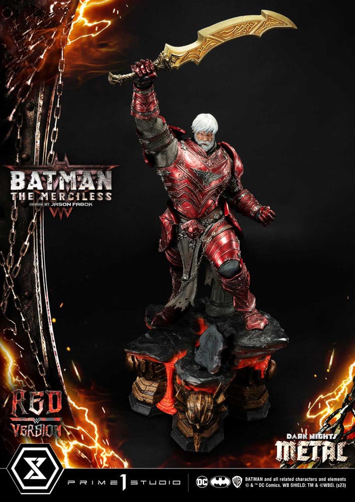 Dark Nights: Death Metal statuette 1/3 The Mericless Red Version 111 cm