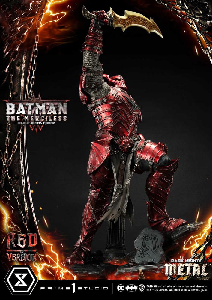 Dark Nights: Death Metal statuette 1/3 The Mericless Red Version 111 cm