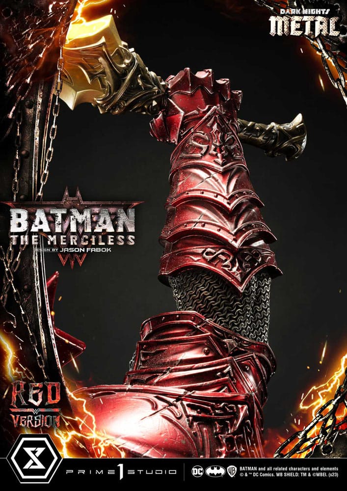 Dark Nights: Death Metal statuette 1/3 The Mericless Red Version 111 cm