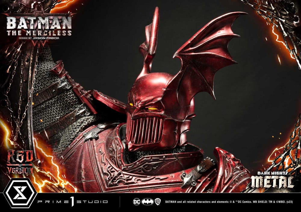 Dark Nights: Death Metal statuette 1/3 The Mericless Red Version 111 cm