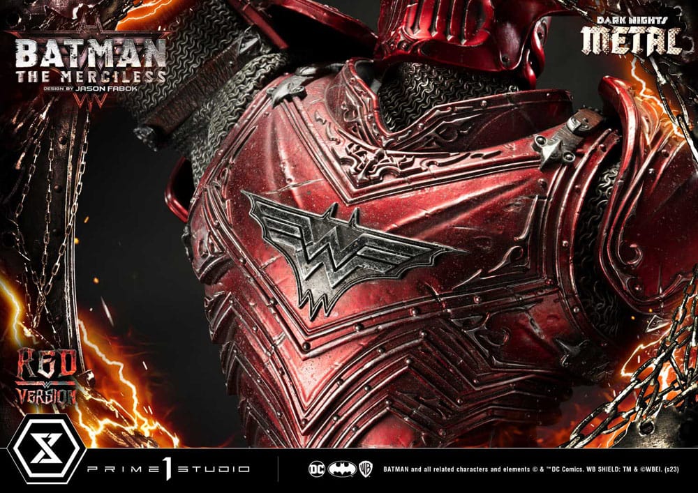 Dark Nights: Death Metal statuette 1/3 The Mericless Red Version 111 cm