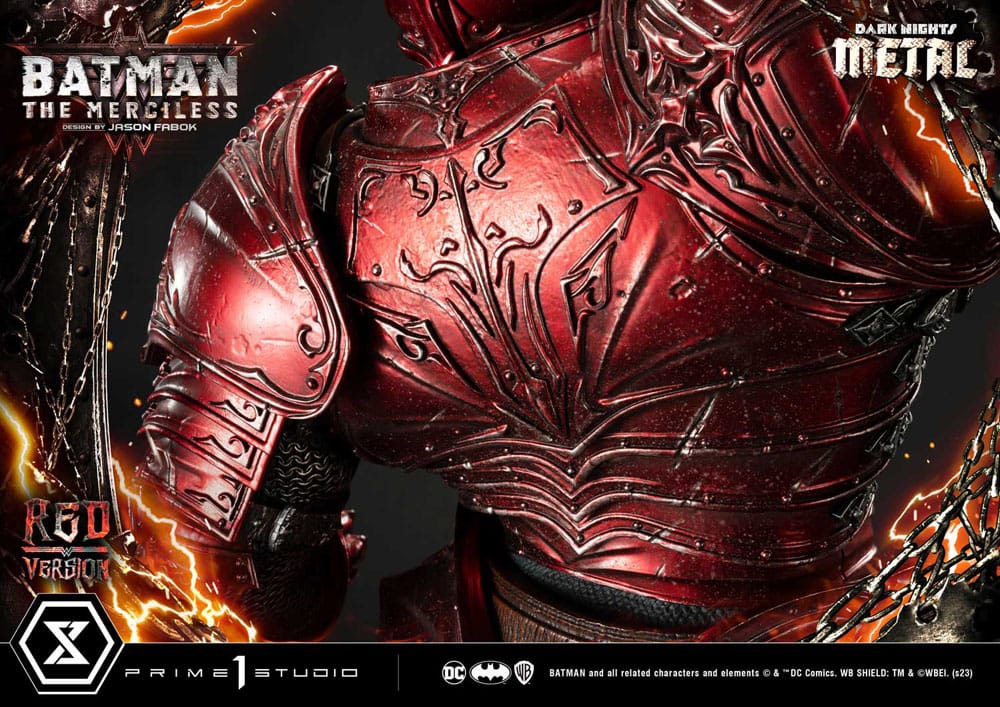 Dark Nights: Death Metal statuette 1/3 The Mericless Red Version 111 cm