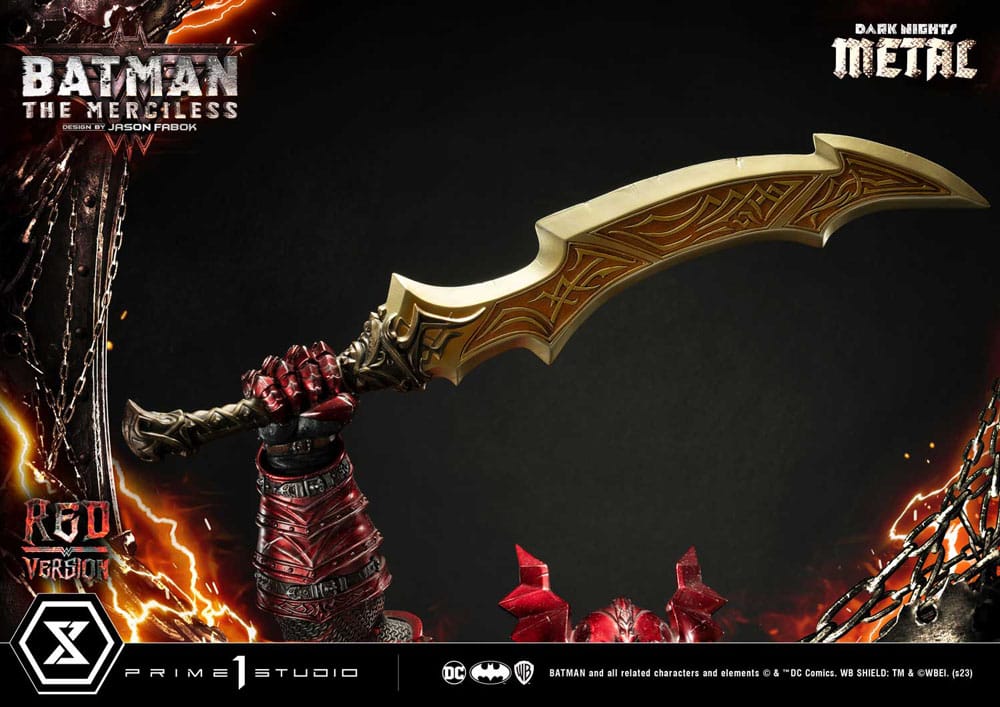Dark Nights: Death Metal statuette 1/3 The Mericless Red Version 111 cm